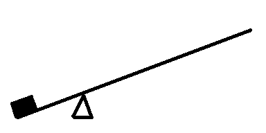 An animated illustration of a seesaw depicting leverage